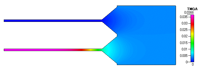 TMGa mass fraction ( without Cut-Diffusion at inlet, long inlet )